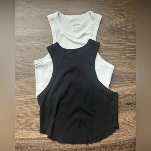 Wild Fable Black and White Tank Tops